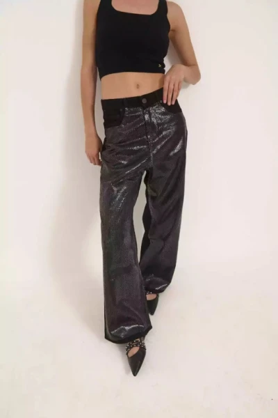 JEAN BAGGY SHINY BLACK Negro