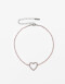 Chokers Strass Choker Corazón Strass - Fucsia Medio