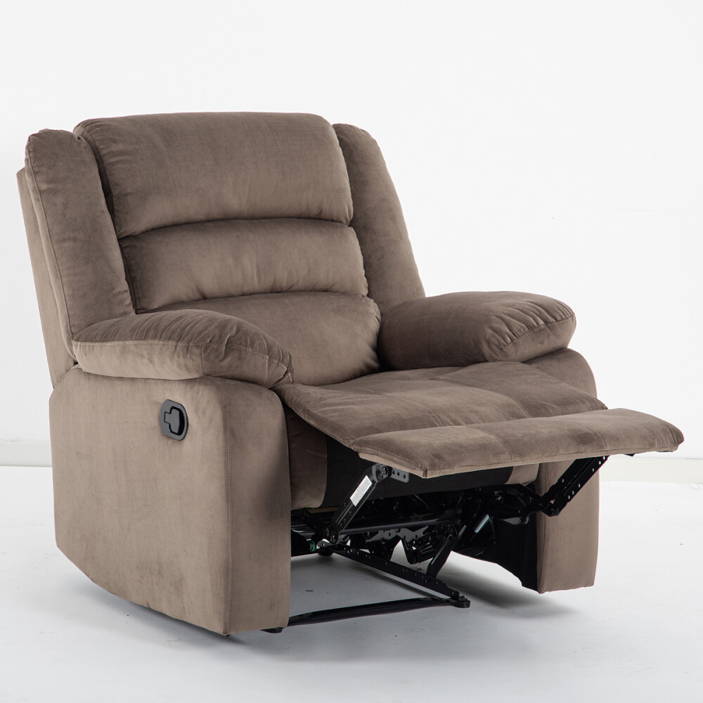 SOFÁ SILLON RECLINABLE POLTRONA DE 1 CUERPO MARRÓN