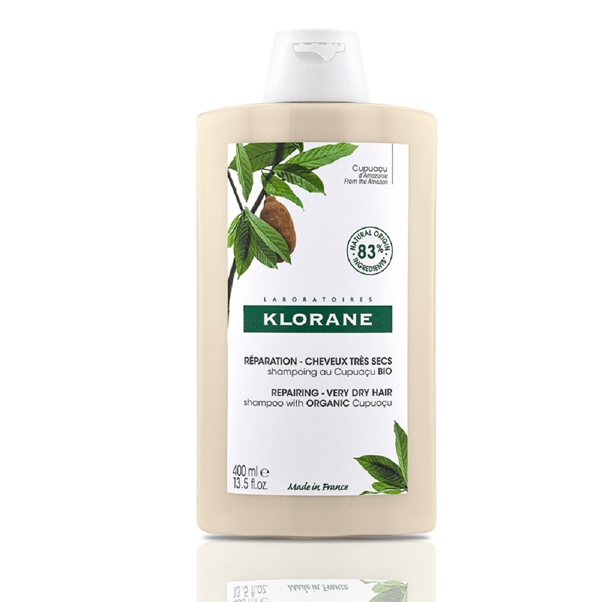 Shampoo Klorane Cupuazú 400 Ml. 