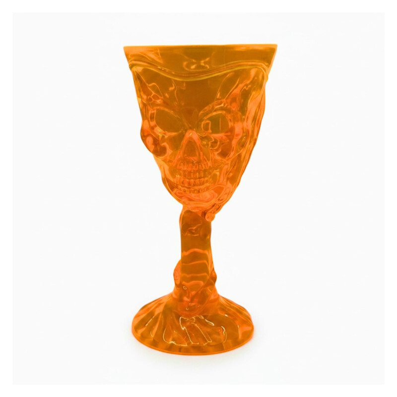 Copa de Plastico Rigido Halloween Naranja