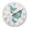 Reloj de pared mdf D28,8x3,5 cm MARIPOSAS