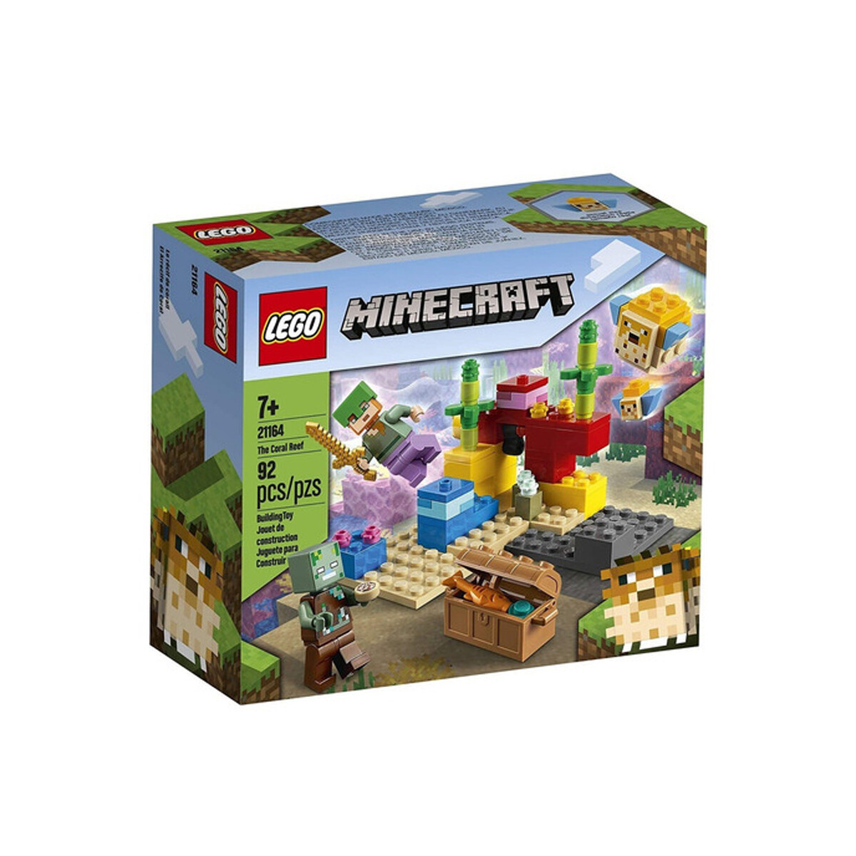 Lego Minecraft Arrecife De Coral 92 Pcs 
