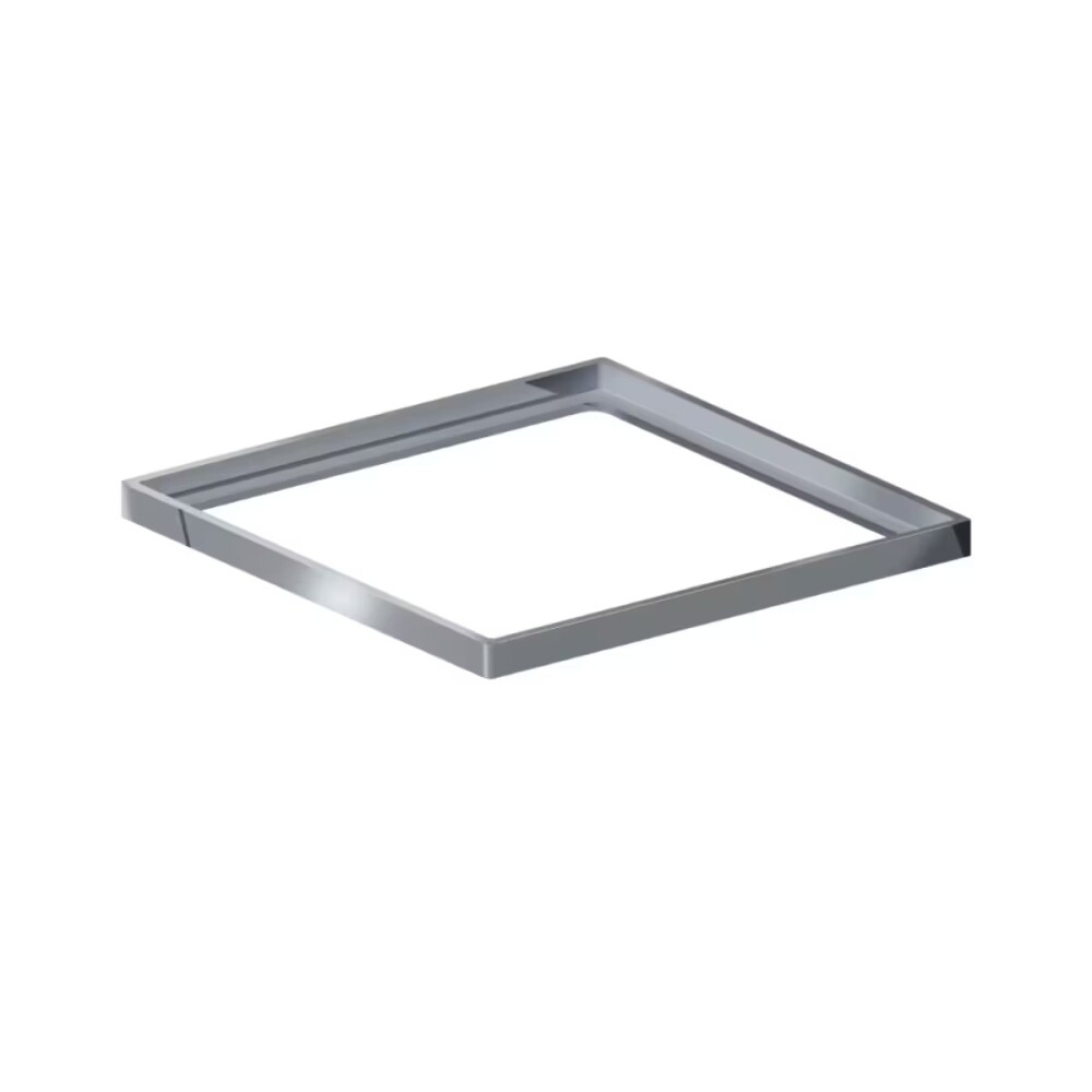 ELLEVE Porta rejillas cuadrado 100mm pulido Elleve Porta Rejillas Cuadrado 100mm Pulido