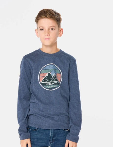 REMERA ESTAMPADA Azul