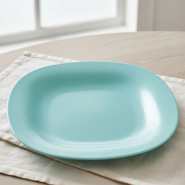 Plato postre Carine turquesa - P4246 Plato postre Carine turquesa - P4246