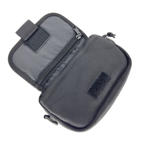 Pouch táctico rectangular con acople rápido Negro