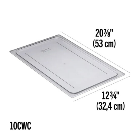 Tapa Rigida para Cuba Policarbonato GN 1/1 Tapa Rigida para Cuba Policarbonato GN 1/1