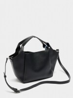 Bolso Tote Con Penduro negro