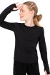 Blusa en Termopiel Afelpada Negro