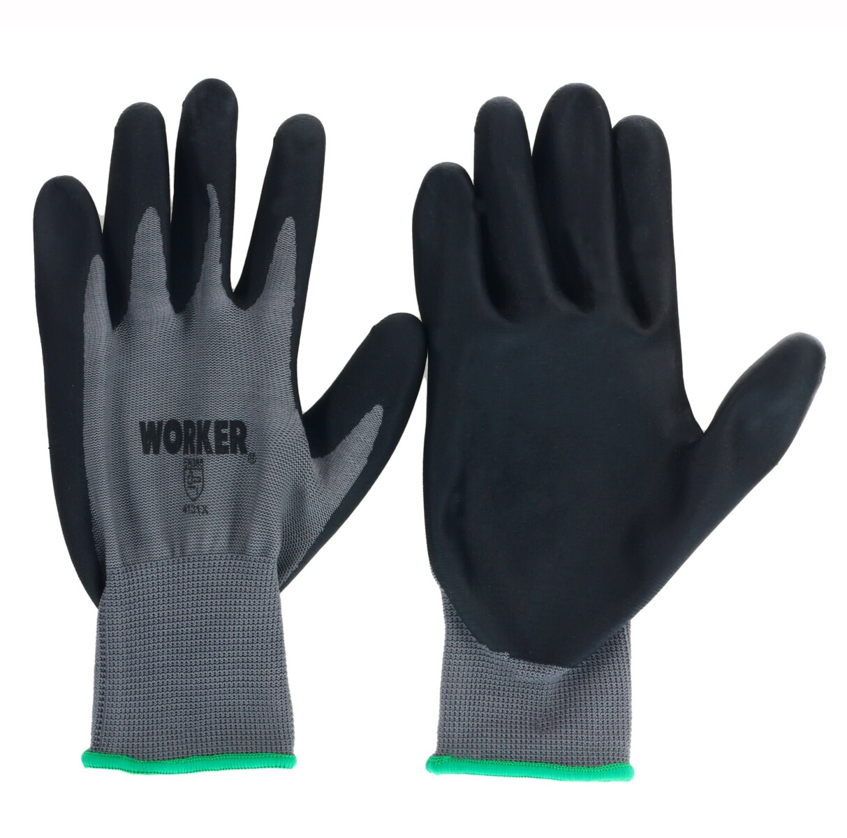 Guantes Unisex Worker Guante Mecanico Nitrilo - Negro 