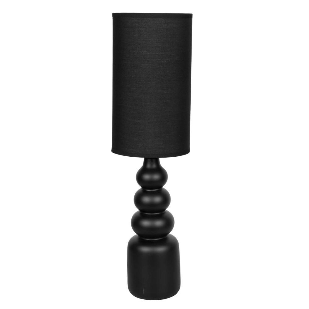 LAMPARA DE MESA CERAMICA NEGRO LT95180