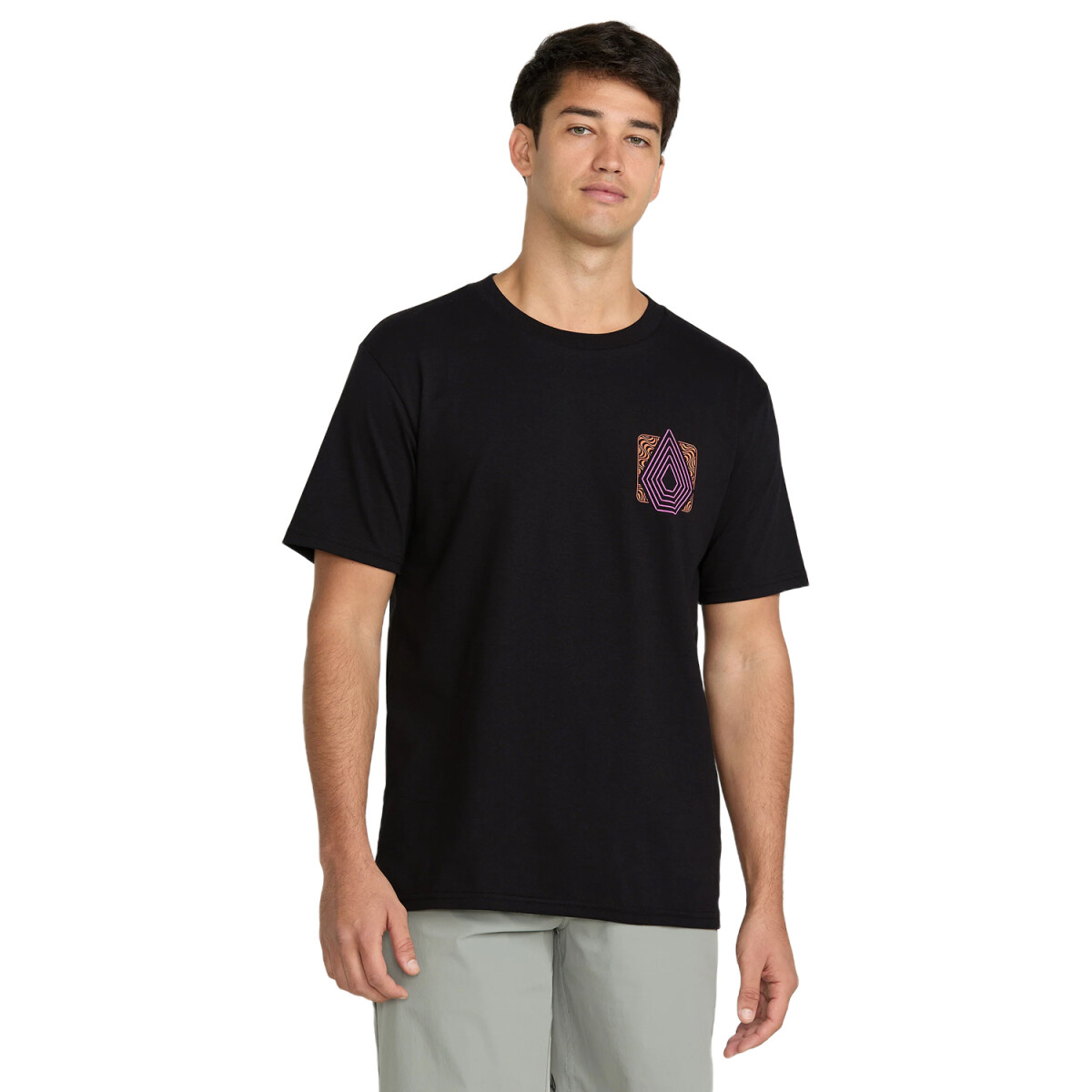 Remera Volcom Plated - Negro 