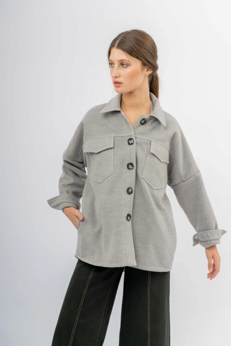Sobrecamisa Cher paño Gris