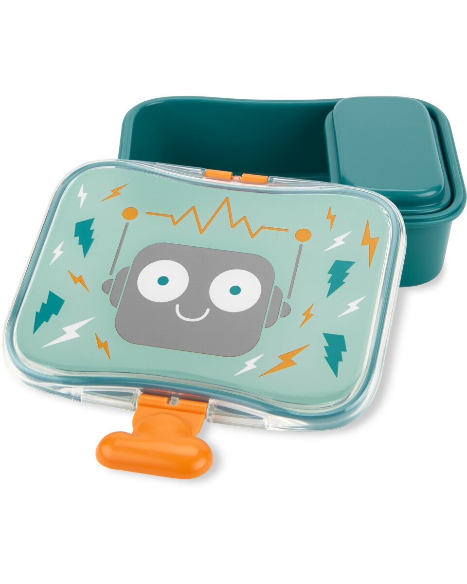 Tupper lonchera 2 en 1, diseño robot 
