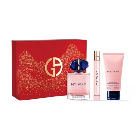 Perfume Giorgio Armani My Way Edp 90 ml y Body Lotion CABALLERO 001