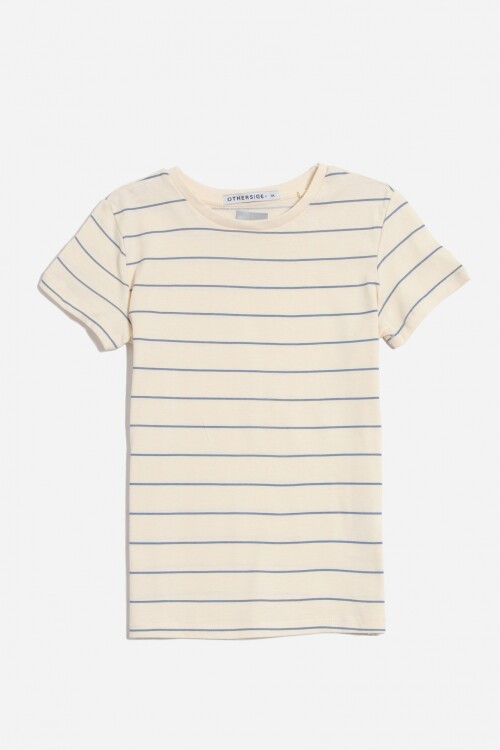 T-shirt manga corta con diseño AMARILLO