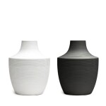 FLORERO CERAMICA D14x18CM BLANCO/NEGRO MATE FLORERO CERAMICA D14x18CM BLANCO/NEGRO MATE