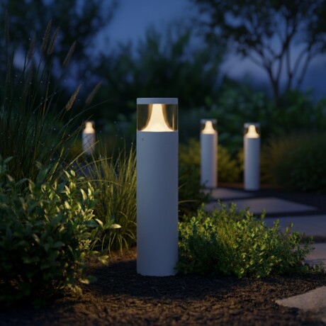 BOLARDO KANE 80 CM Luminaria Bolardo Exterior 9W Kane 80cm Aluminio