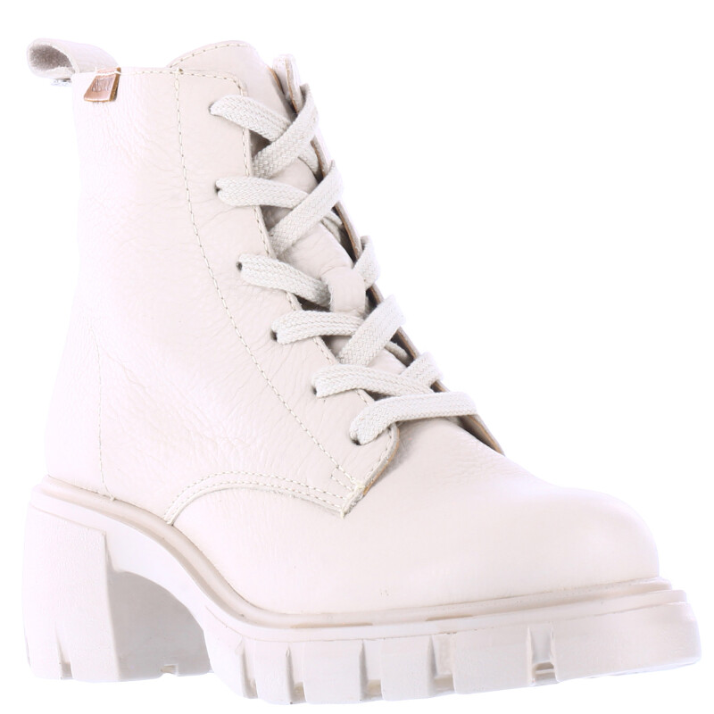 Bota de Mujer Bottero acordonada Blanco Hueso