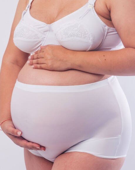 Bombacha Maternal Paty Blanco
