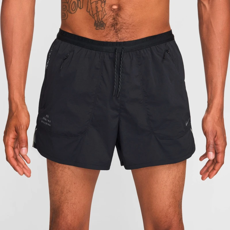 Short Nike Dri-Fit Adv Run Div 4" 2 en 1 de Hombre Negro