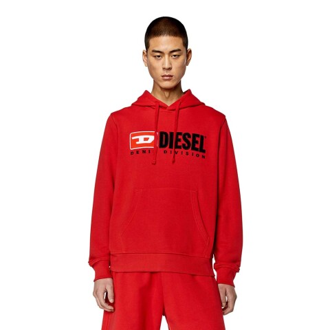 S-Ginn-Hood-Div - Hombre Ribbon Red