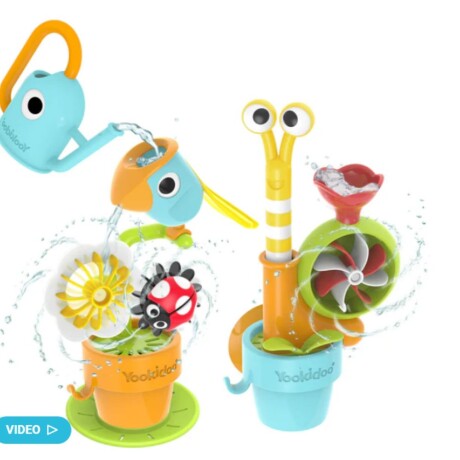 Pour n Groe Spinning Garden Juego de Baño Yookidoo MULTICOLOR