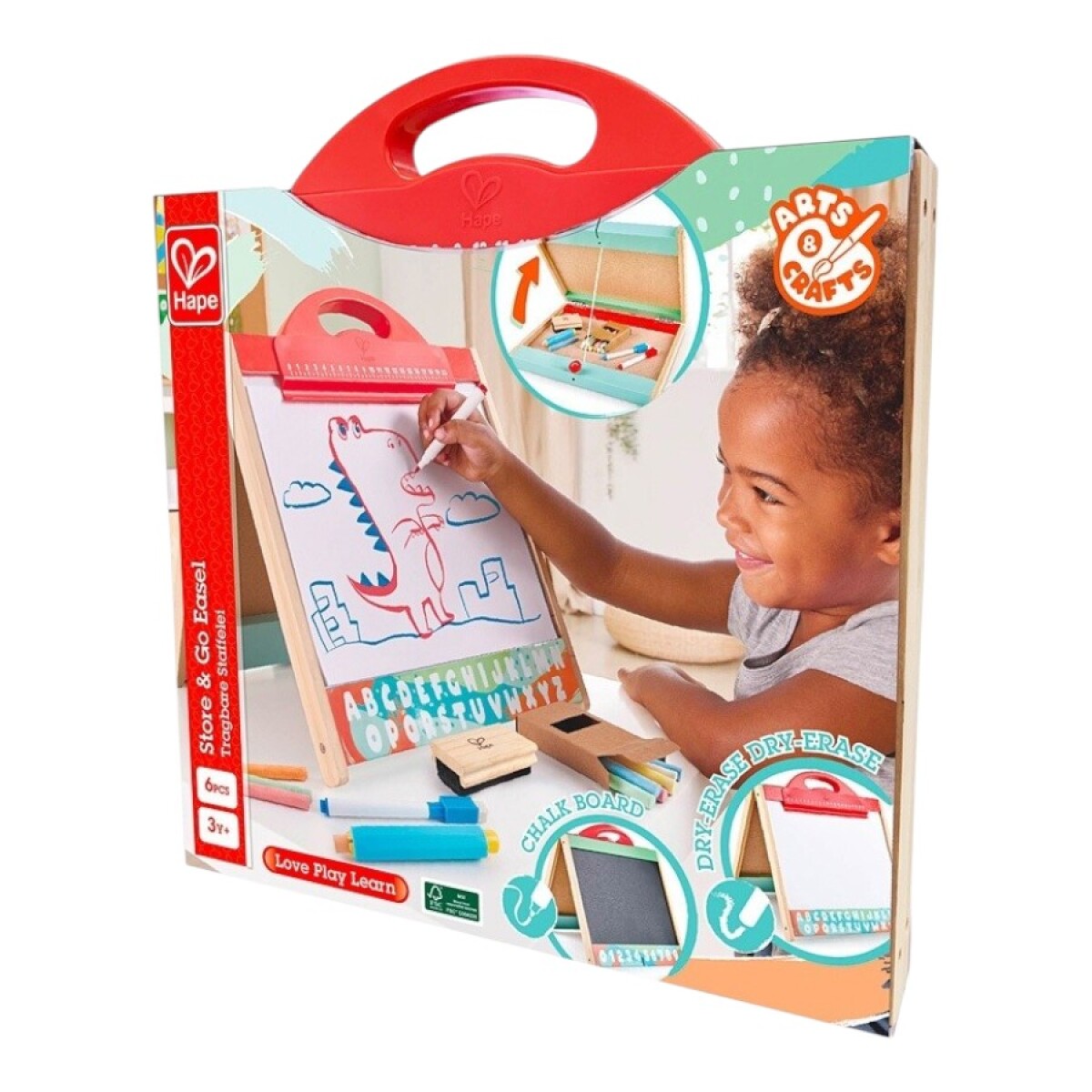 Pizarra Maletín 2 en 1 Viajera Hape 
