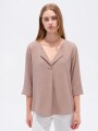 Blusa Zil Taupe Claro