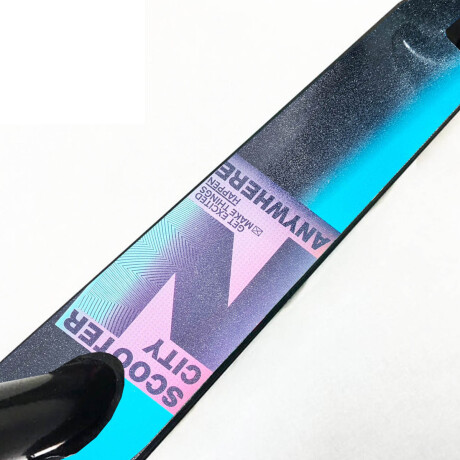 Monopatín Scooter Freestyle Acrobático Reforzado PU Azul