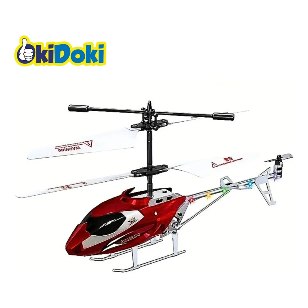 Helicóptero a control remoto Rojo