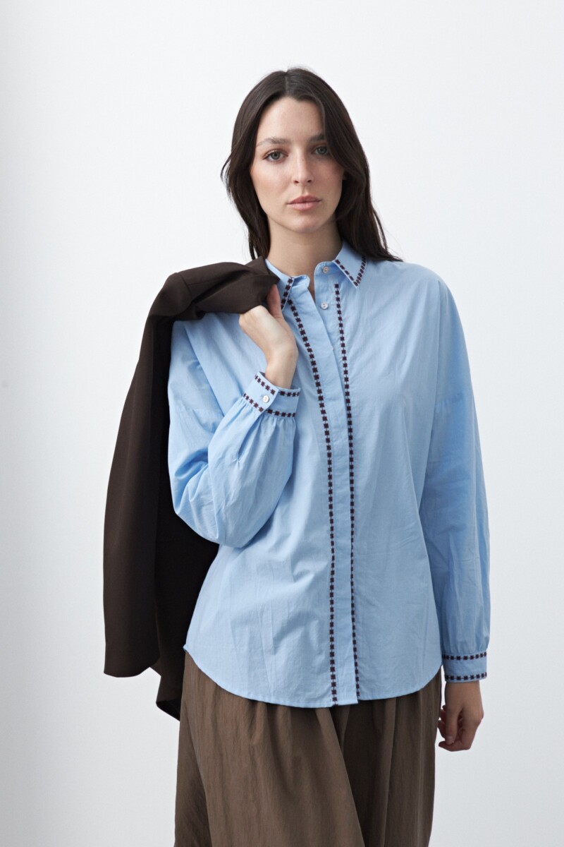 CAMISA NERNIA Celeste