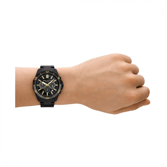 Reloj Armani Exchange Fashion Acero Inoxidable Negro 0