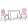 Set juego de mesa y organizador 6 contenedores rosa Set juego de mesa y organizador 6 contenedores rosa