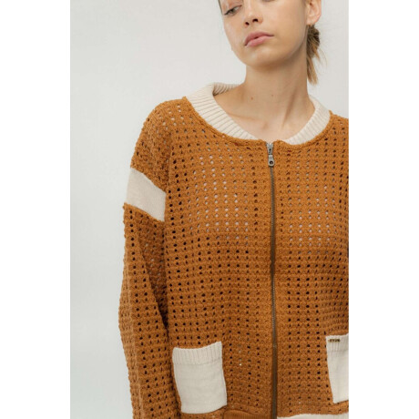 Bomber Otter Camel Y Lila