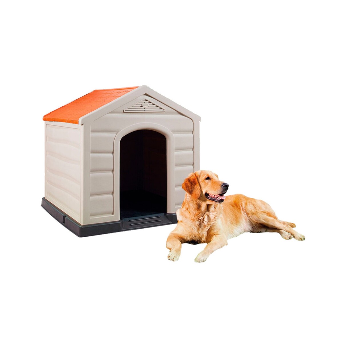Casa para perro raza grande Rimax 92x90x89Cm 