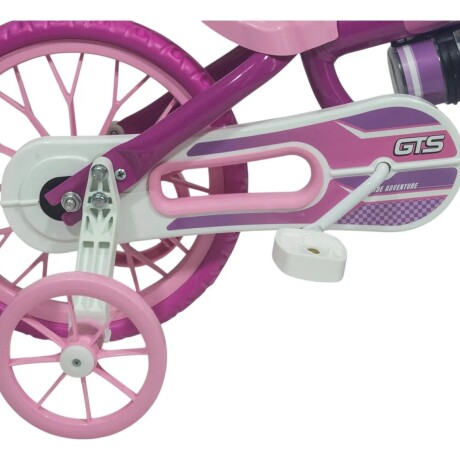 Bicicleta De Paseo Gts ARO12-GTS Rodado 12 Con Botella Ub ROSADO
