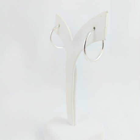 Par de aros de plata 925. Par de aros de plata 925.