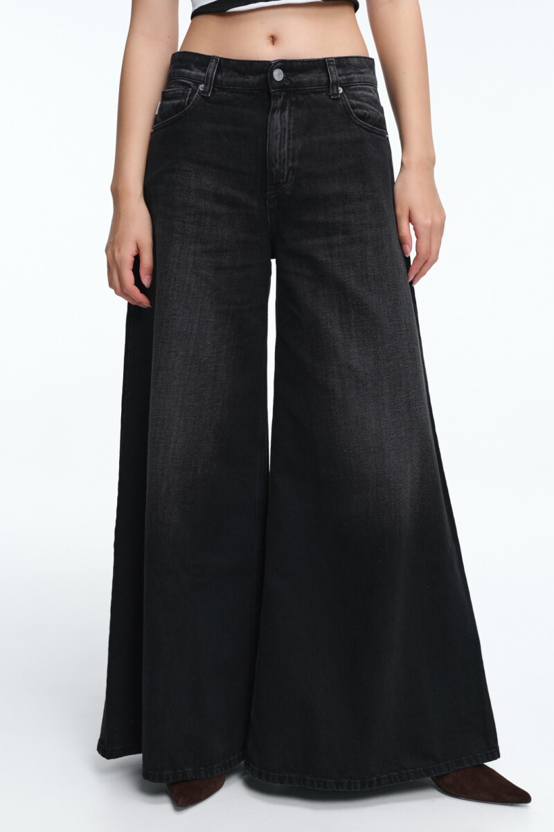 DENIM ANCHO Negro