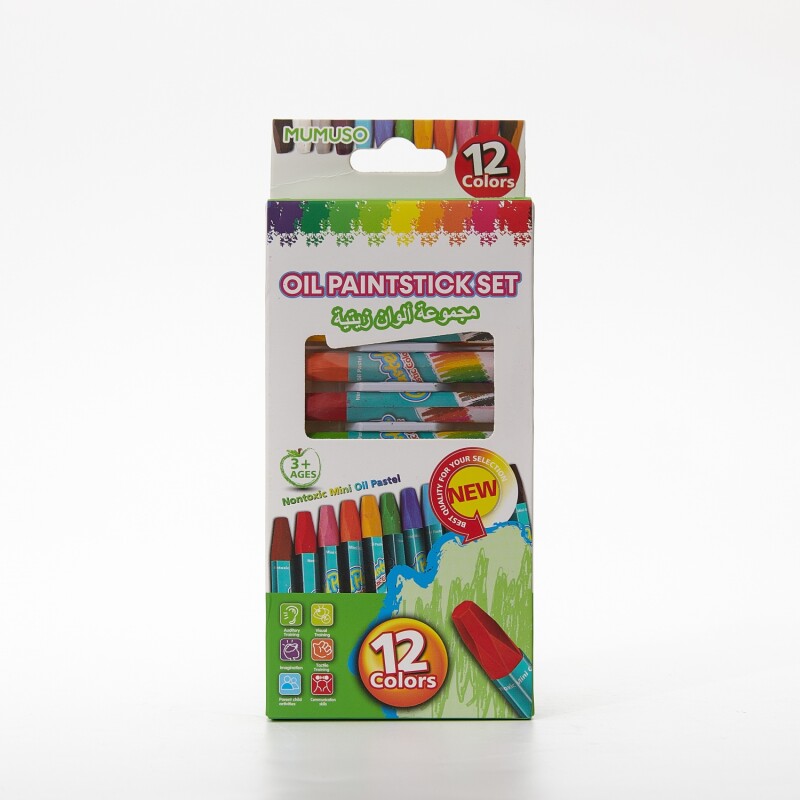 SET DE BARRAS DE PINTURA AL ÓLEO (12 COLORES) SET DE BARRAS DE PINTURA AL ÓLEO (12 COLORES)