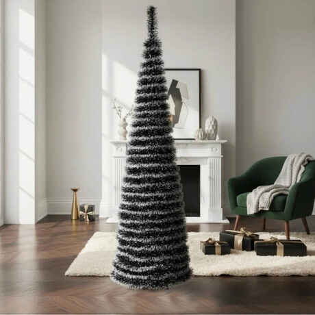 Árbol De Navidad Espiral Plegable Completo 1.5m Árbol De Navidad Espiral Plegable Completo 1.5m