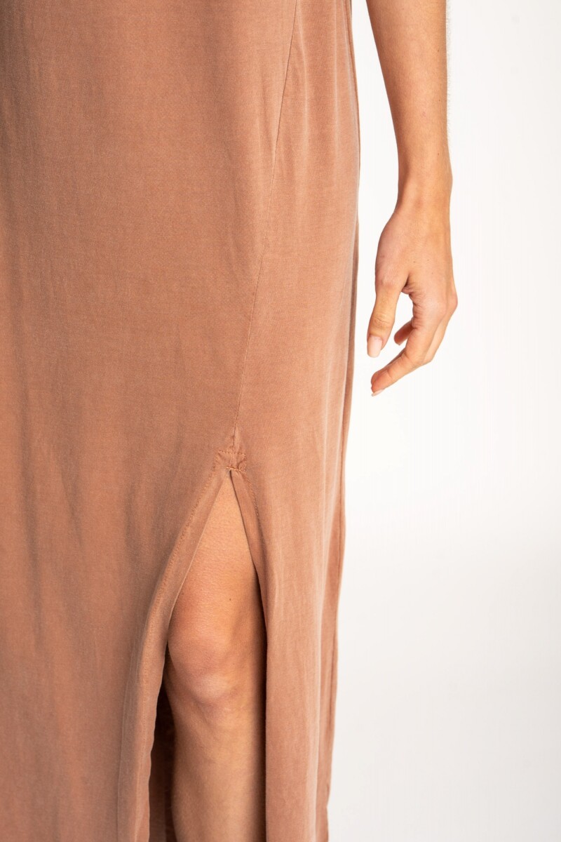 Vestido Maxi Tajo Vison