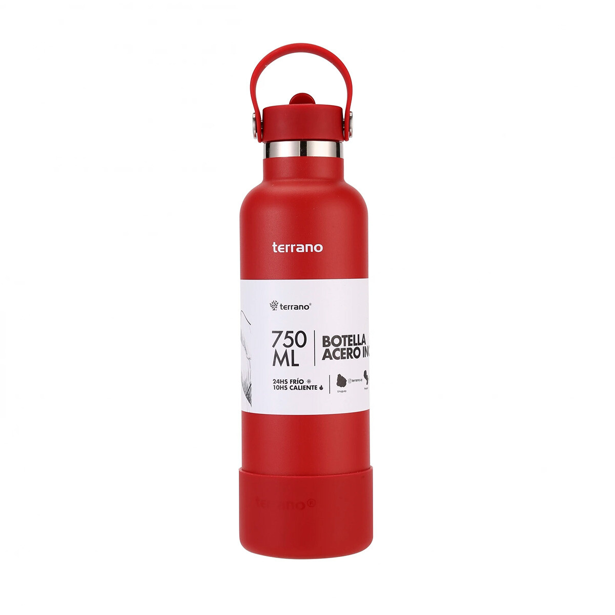 Botella Térmica Terrano 750ML con Pico - ROJO 