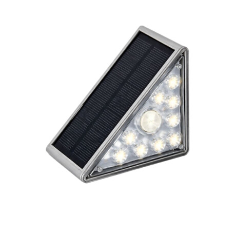 LUMINARIA SOLAR TRIANGLE CON SENSOR 2.6W - 3000K Luminaria Solar Triangle Con Sensor 2,6W 3000K Pack X2