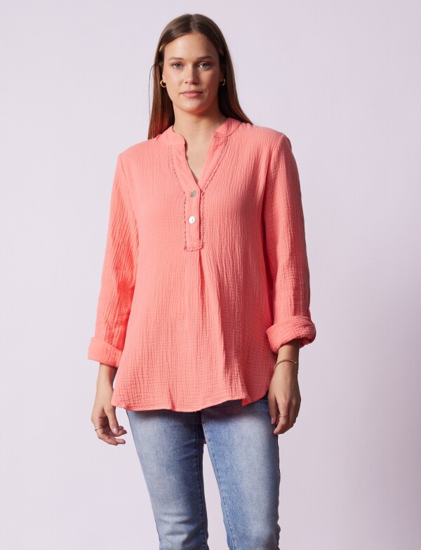 Blusa Algodon CORAL