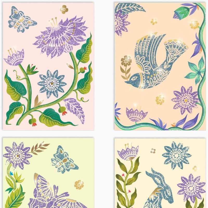 Kit Creativo Grabado y Sellos Djeco Kit Creativo Grabado y Sellos Djeco