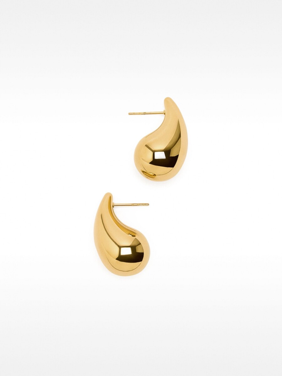 Pendientes Gota - Acero Inoxidable dorado