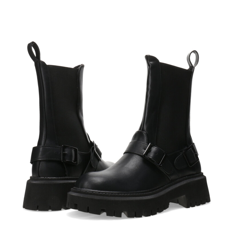 Botas de Mujer Miss Carol ULIER con elastico Negro