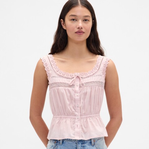 SL LACE TIE FEMME TOP PRIMITIVE